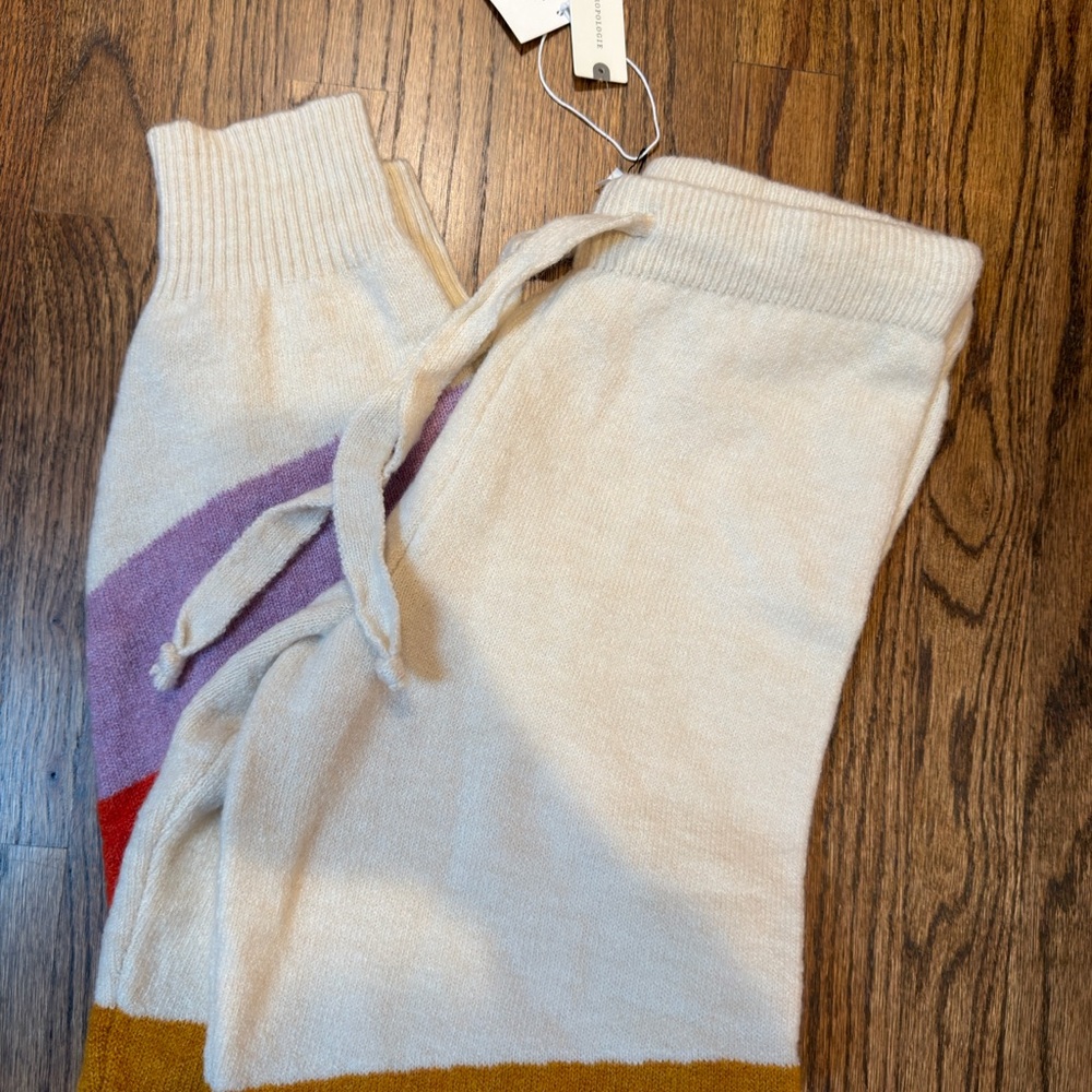 Colorful Knit Track Pants